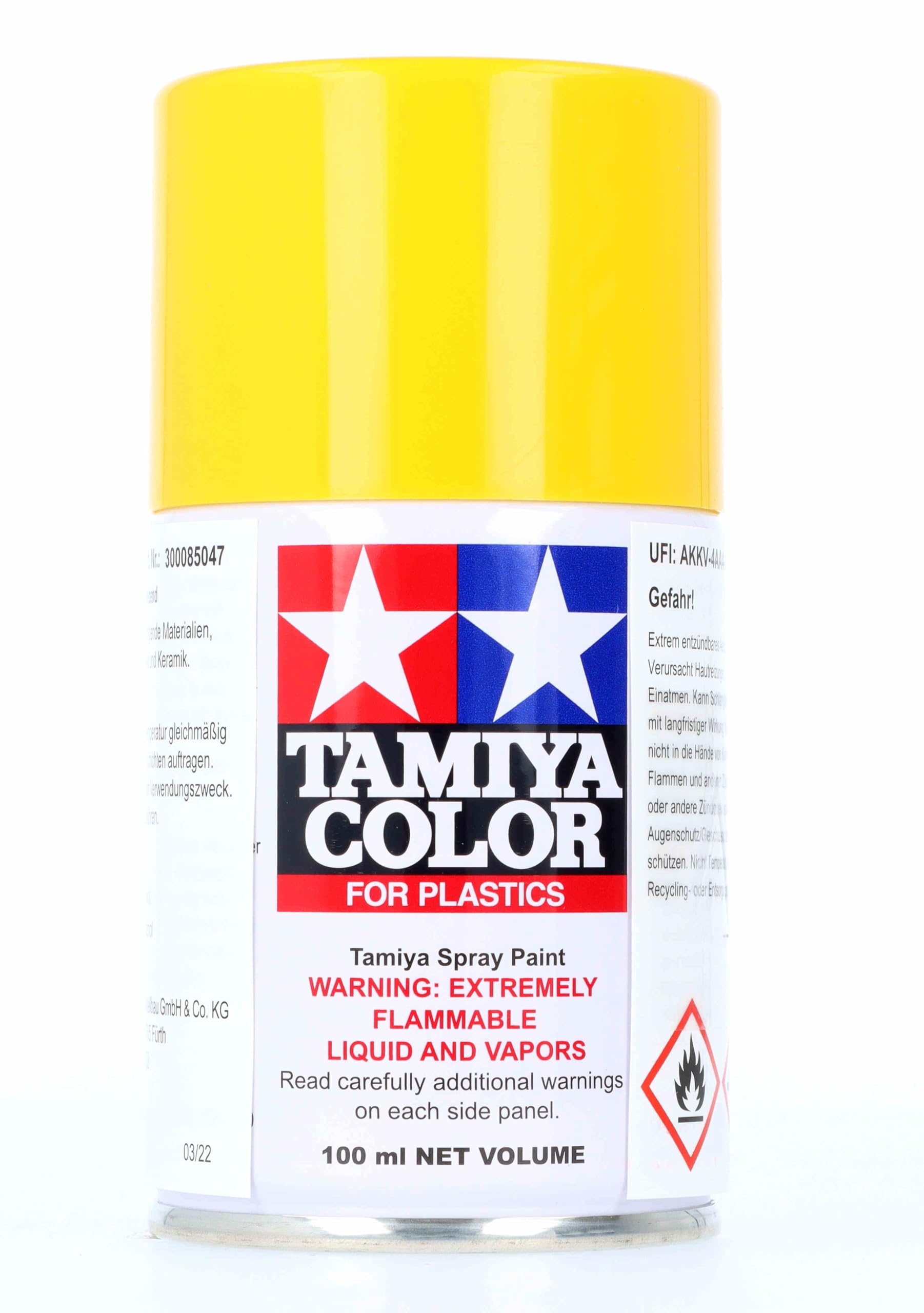 Amazon.com: Tamiya 85047 Spray Lacquer TS-47 Chrome Yellow - 100ml